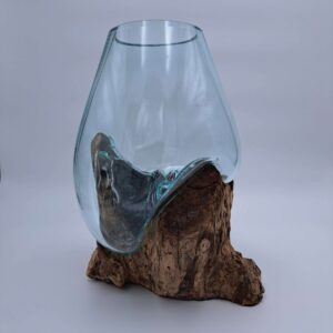 Botanical Fusion old wood vase