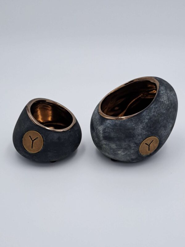 Brynxz graystone golden glow candle cups M