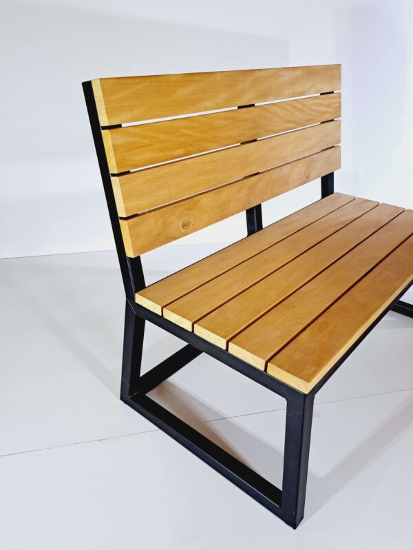 Solide hardhouten tuinbank 2p - Afbeelding 4