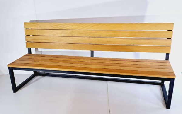 Grote solide hardhouten tuinbank 4p - Afbeelding 2