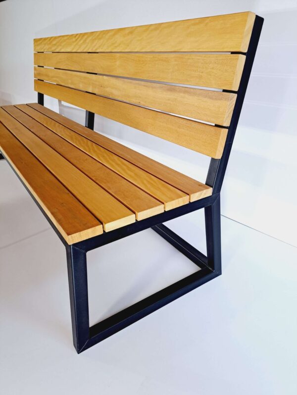 Grote solide hardhouten tuinbank 4p